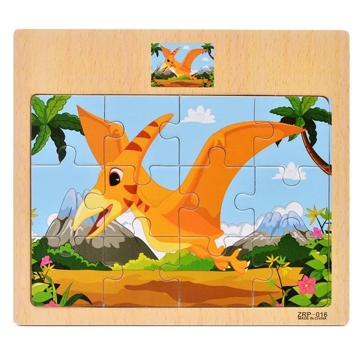 Wooden Animal Jigsaw Puzzle
