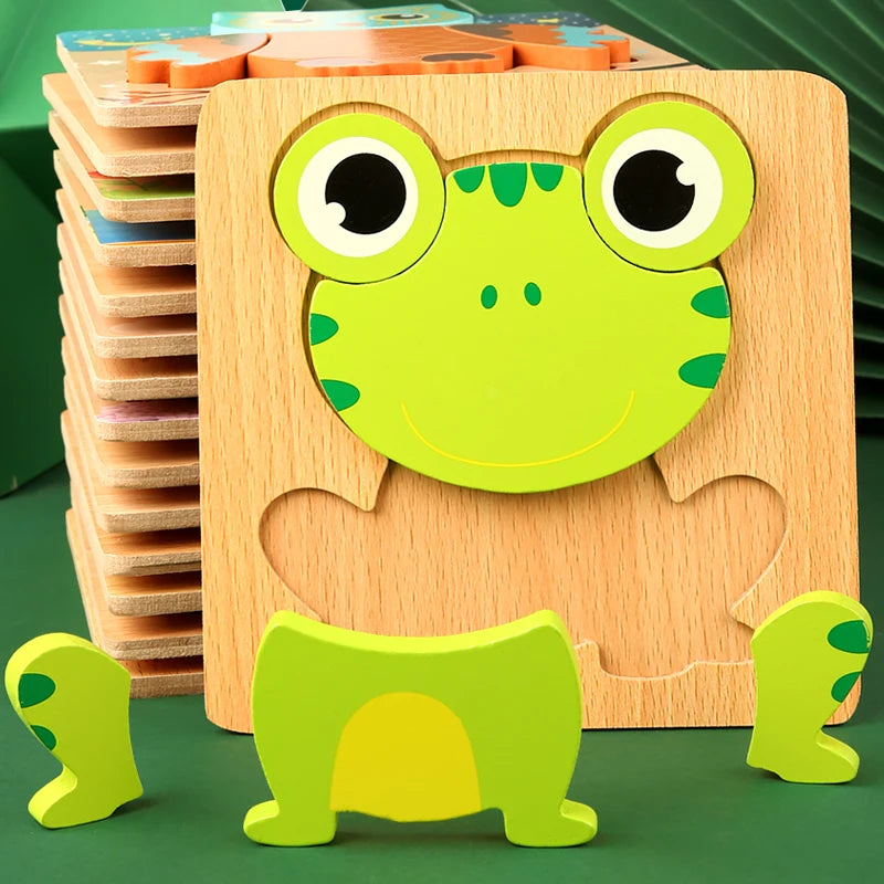 Wooden Animal Shape Puzzle