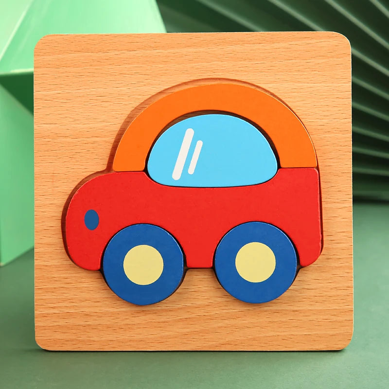 Wooden Animal Shape Puzzle
