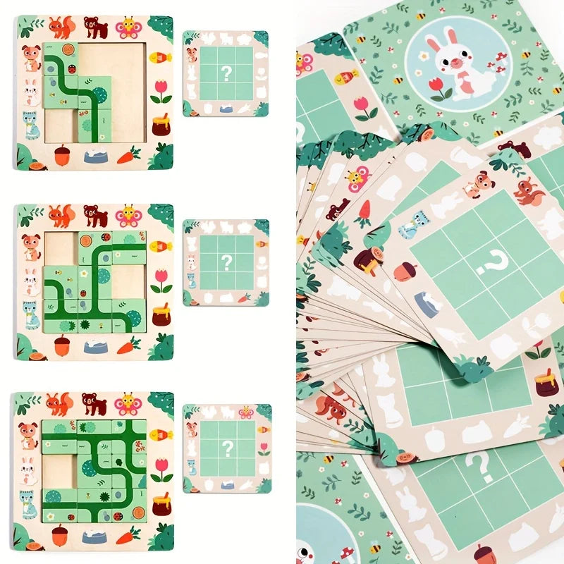 Montessori Wooden Maze Puzzle