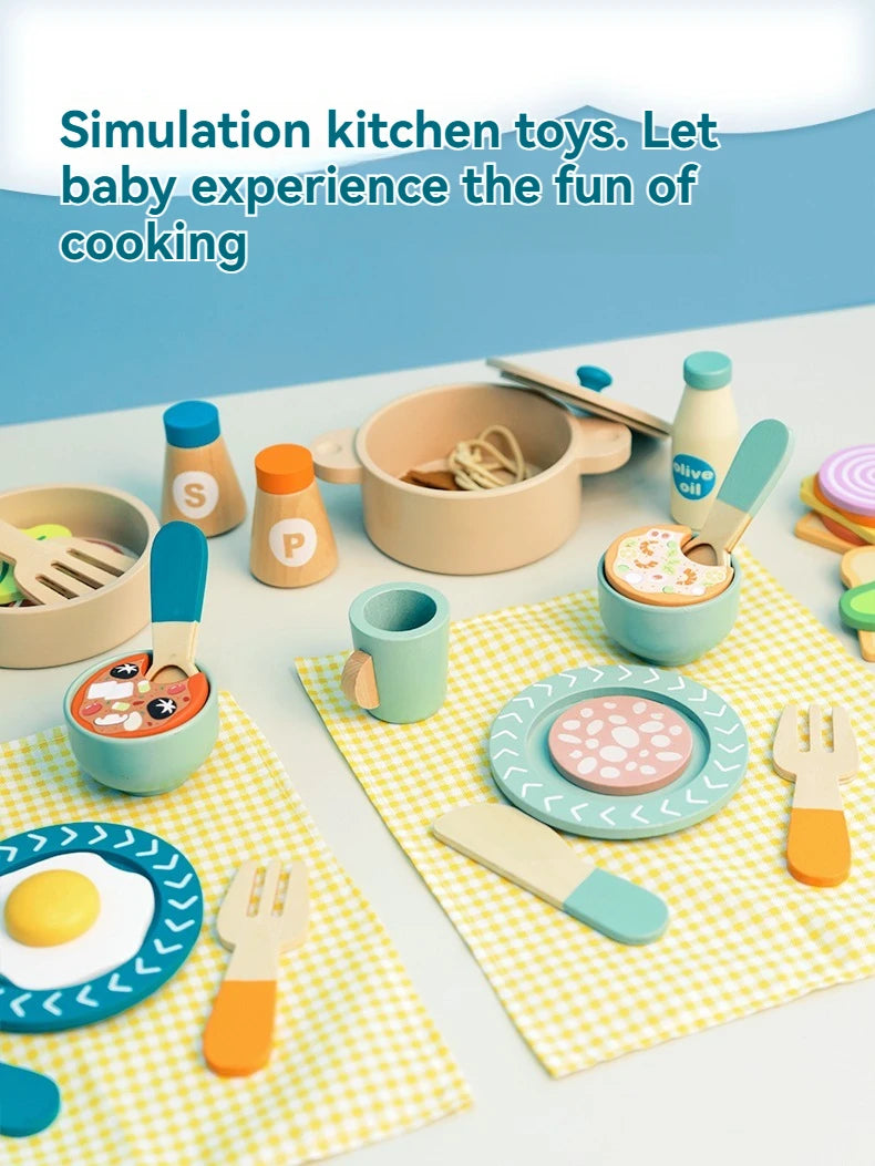 Montessori Wooden Cooking Set