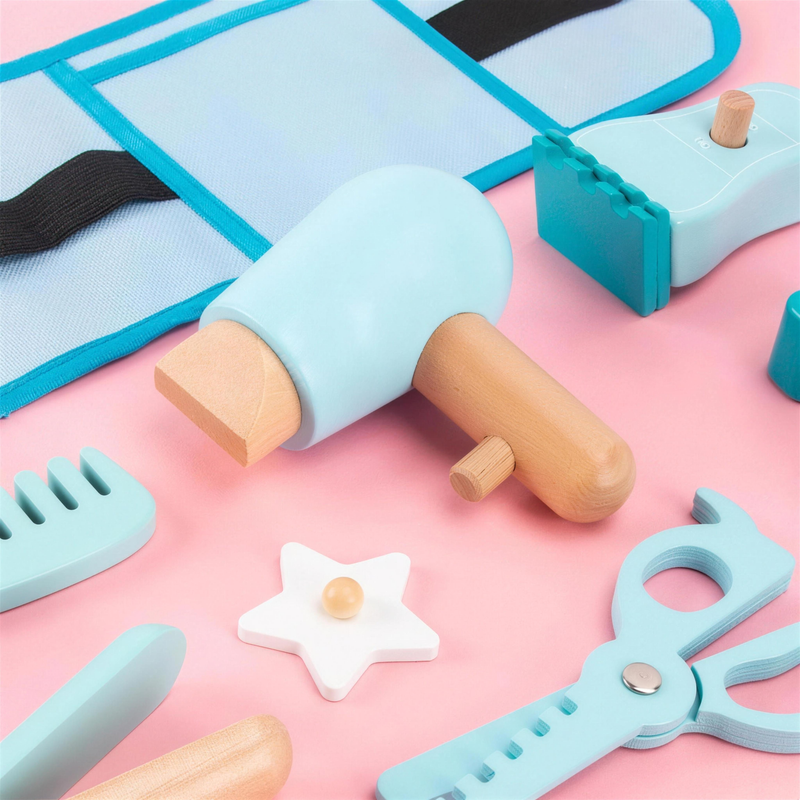 Montessori Wooden Hair Stylist Set