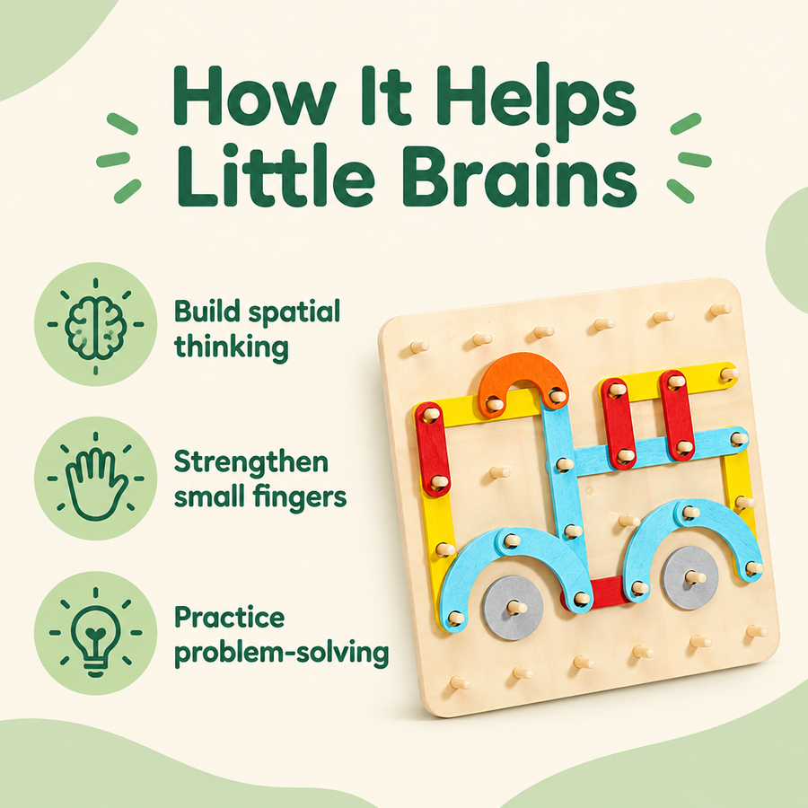 How the pegboard helps little brains