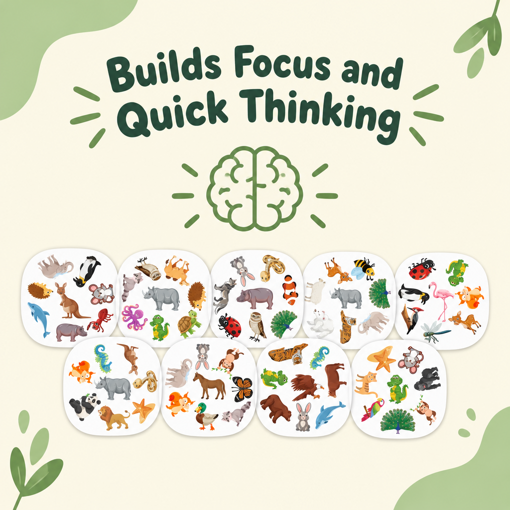 Builds focus and quick thinking