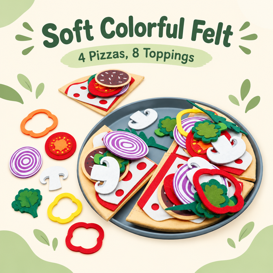 Soft colorful felt