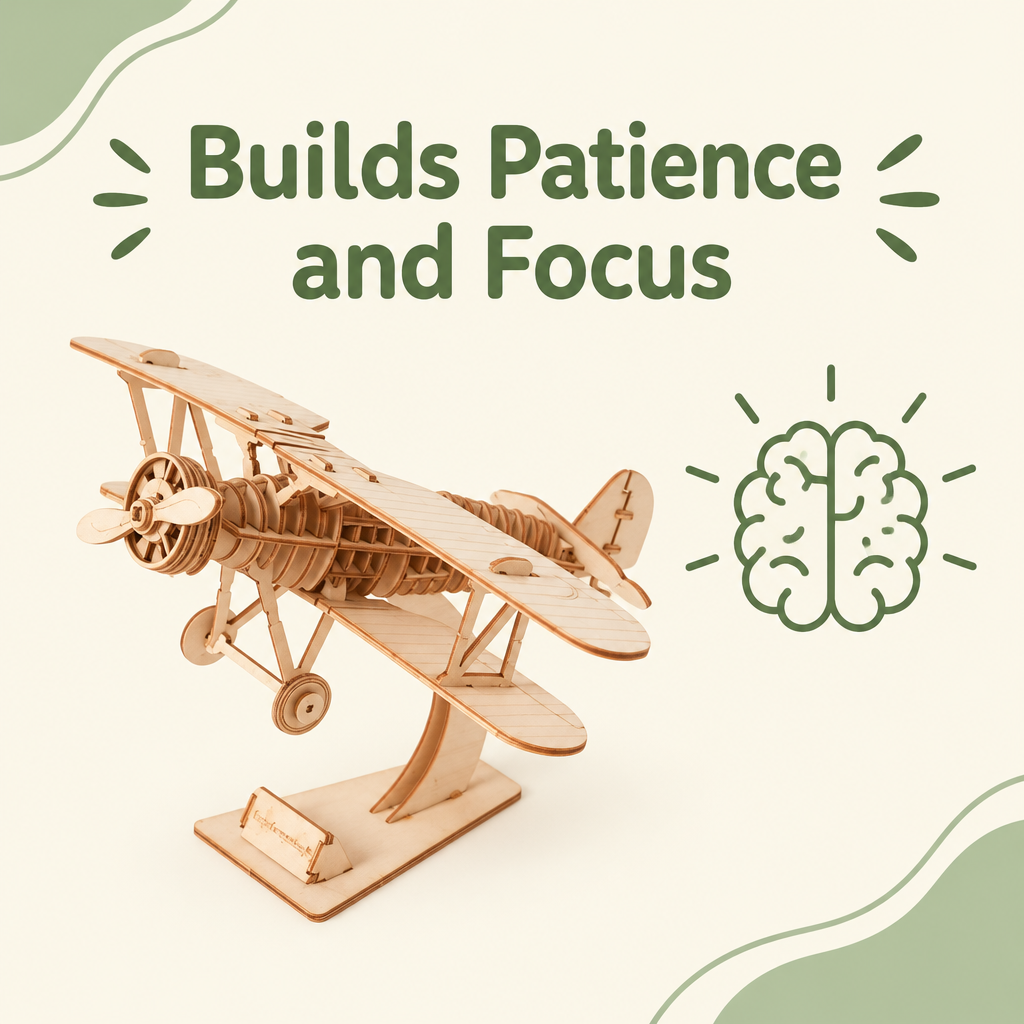 Builds patience and focus