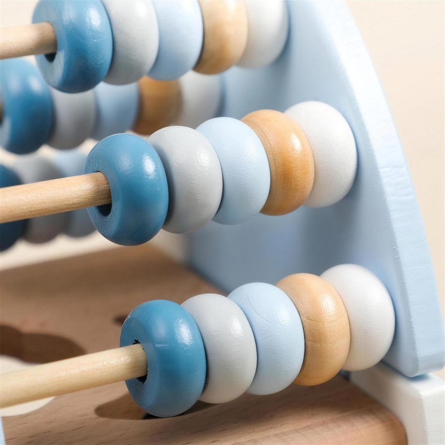 Wooden rocket shape sorter for toddlers