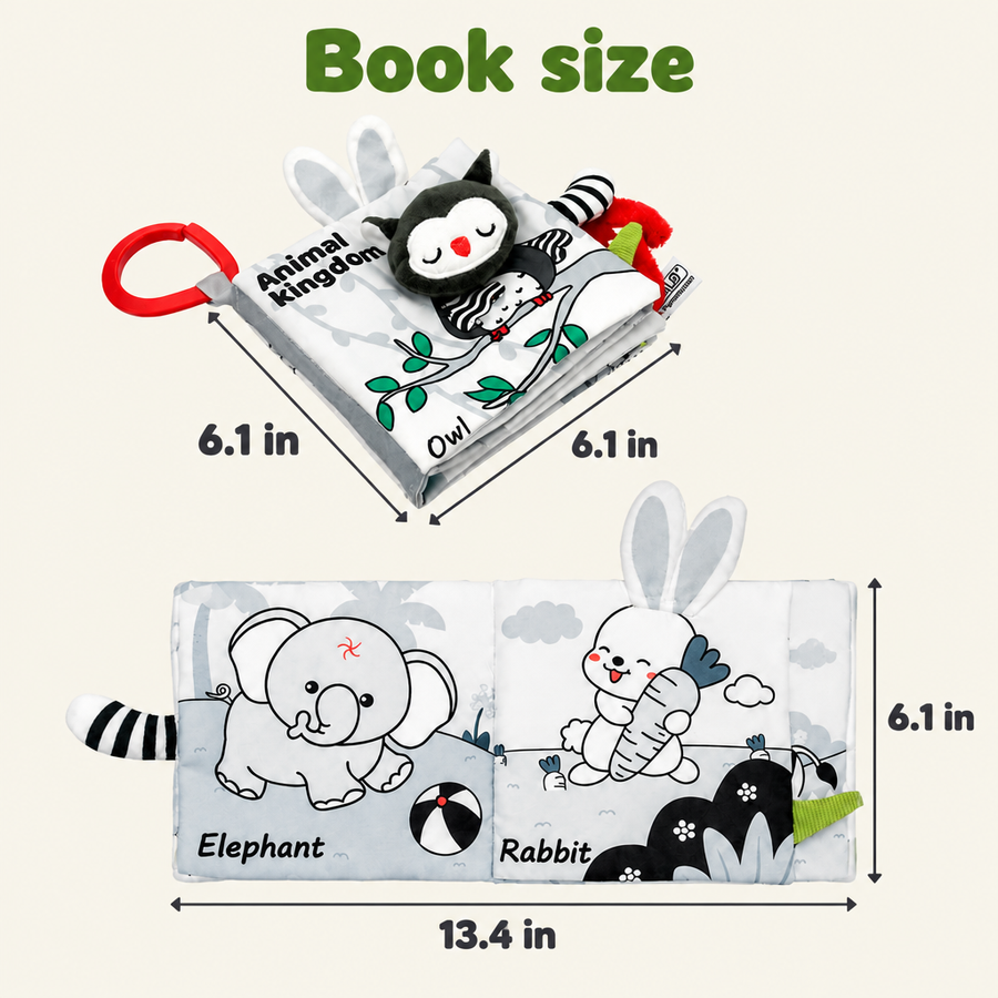 Soft cloth touch book size