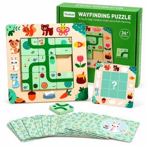 Montessori Wooden Maze Puzzle