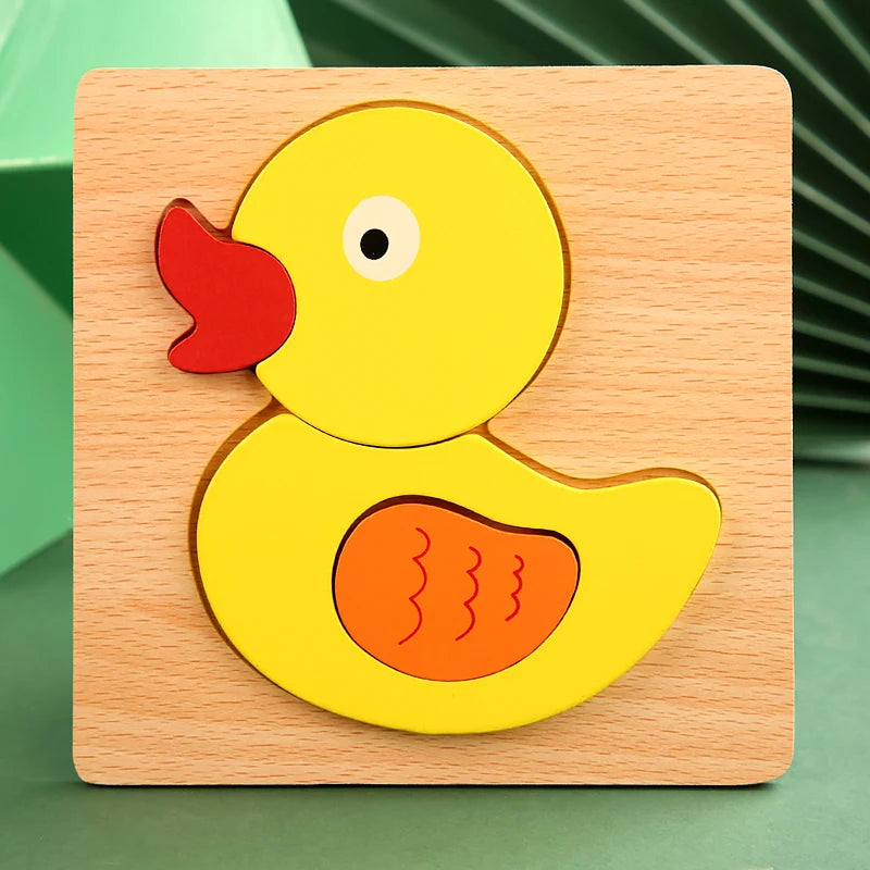 Wooden Animal Shape Puzzle