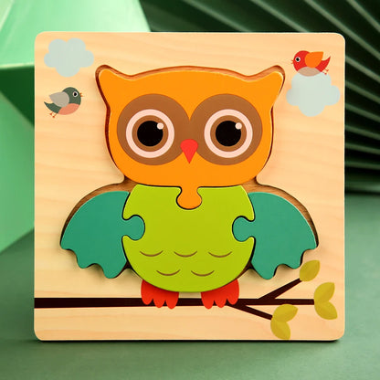 Wooden Animal Shape Puzzle