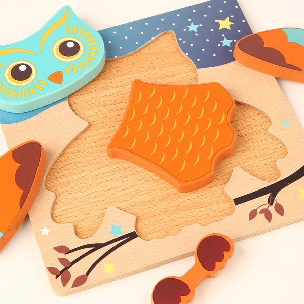 Wooden Animal Shape Puzzle