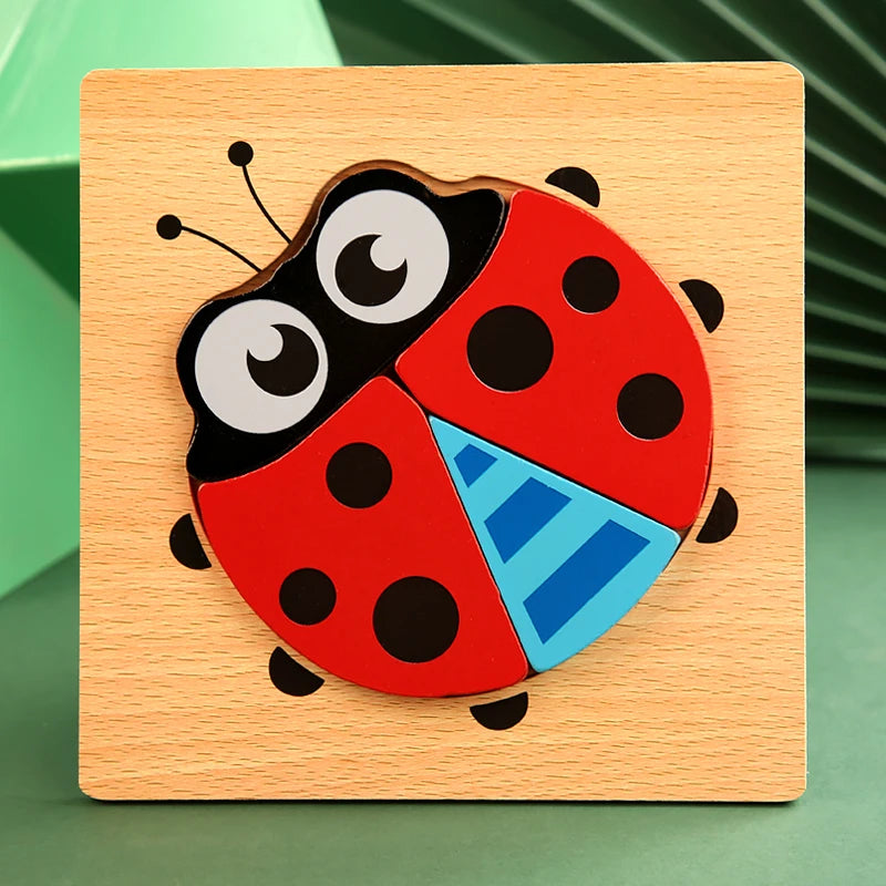 Wooden Animal Shape Puzzle