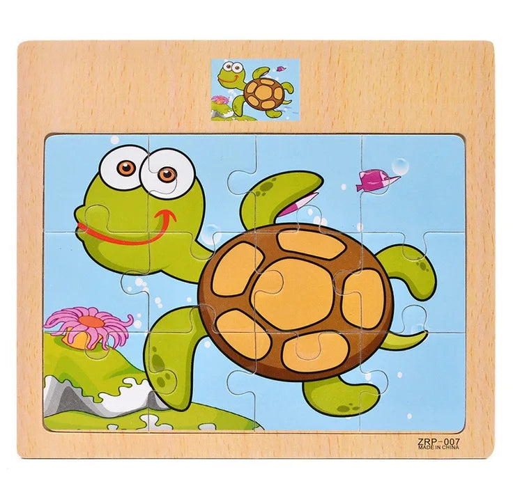 Wooden Animal Jigsaw Puzzle