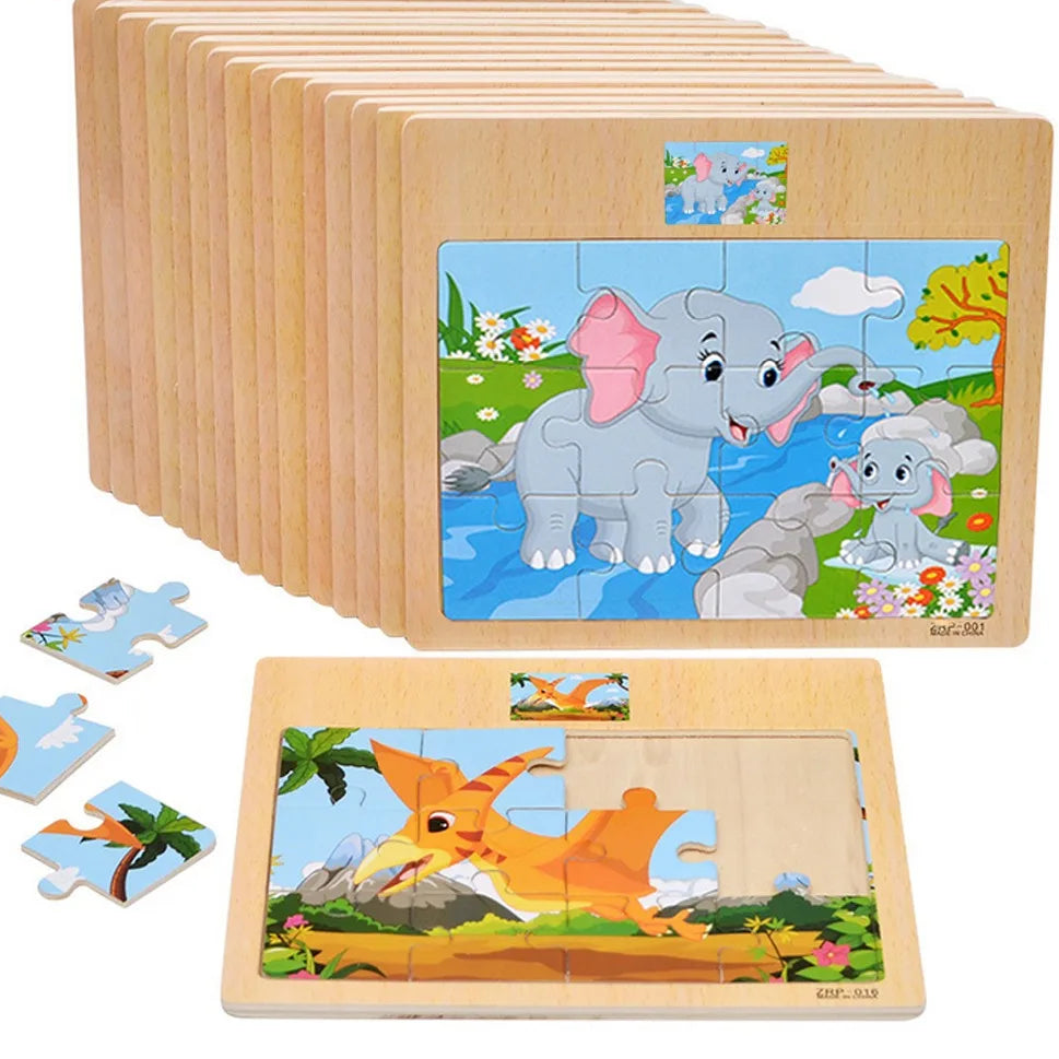 Wooden Animal Jigsaw Puzzle