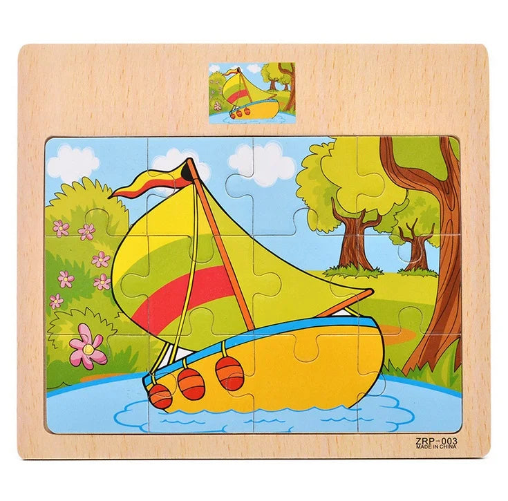 Wooden Animal Jigsaw Puzzle