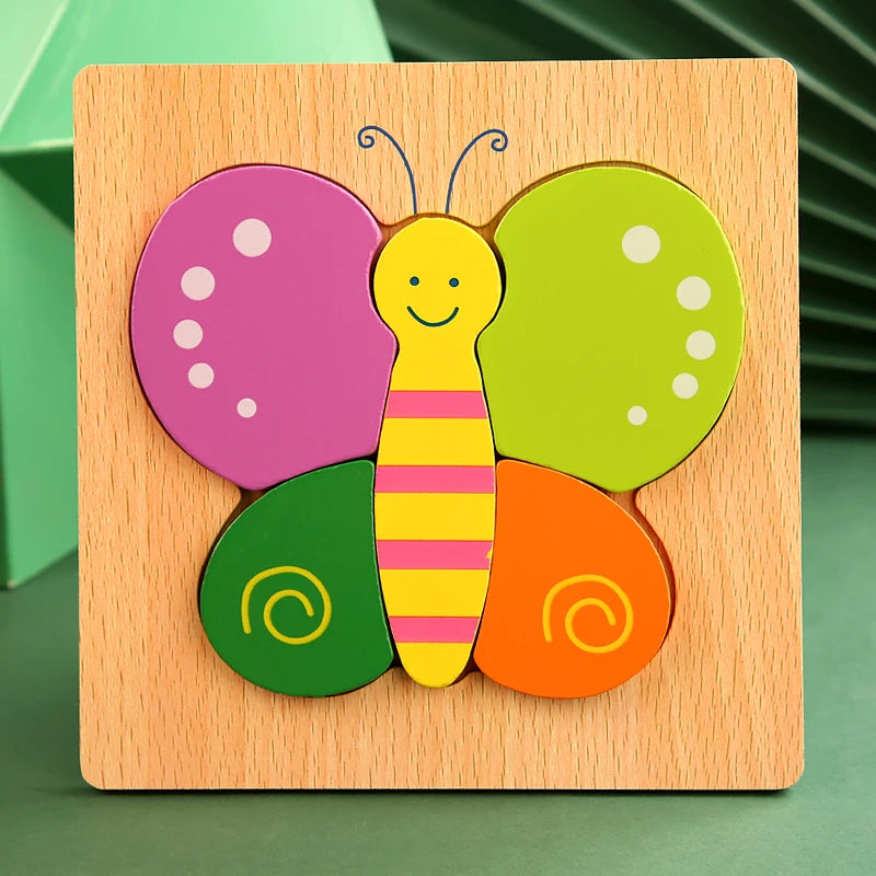 Wooden Animal Shape Puzzle