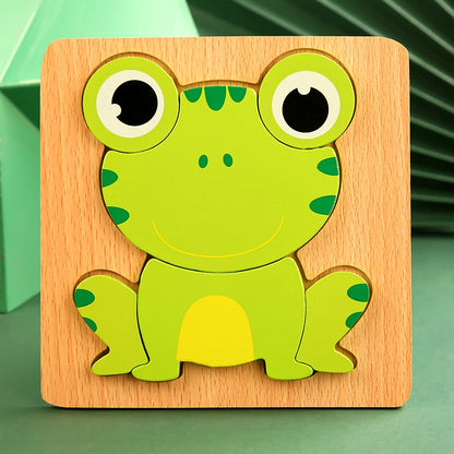 Wooden Animal Shape Puzzle