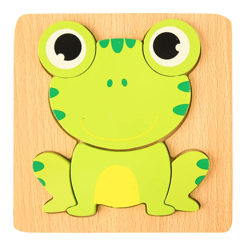 Wooden Animal Shape Puzzle