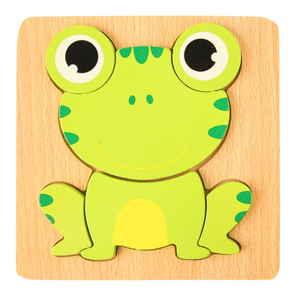 Wooden Animal Shape Puzzle