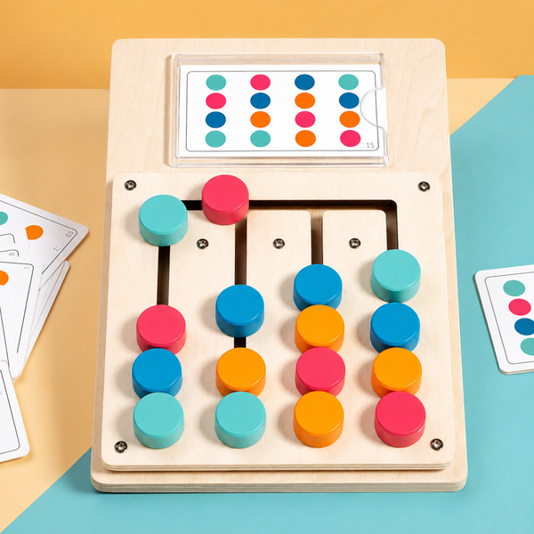 Montessori Wooden Color Matching Board