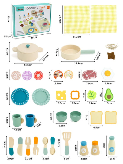 Montessori Wooden Kitchen Set