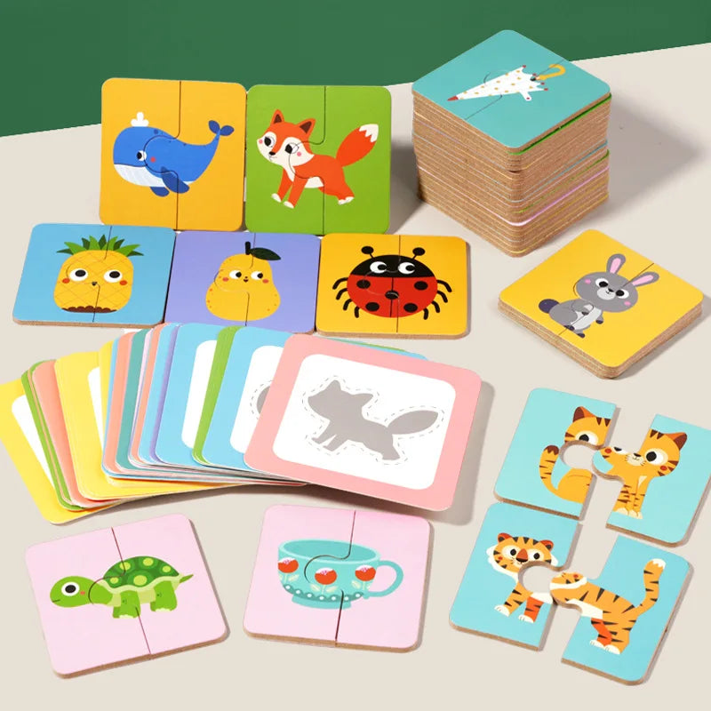 Montessori Wooden Shape Matching Board