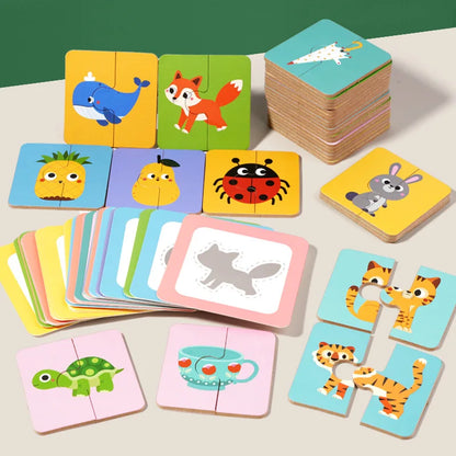 Montessori Wooden Shape Matching Board