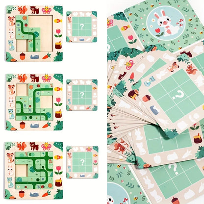 Montessori Wooden Maze Puzzle