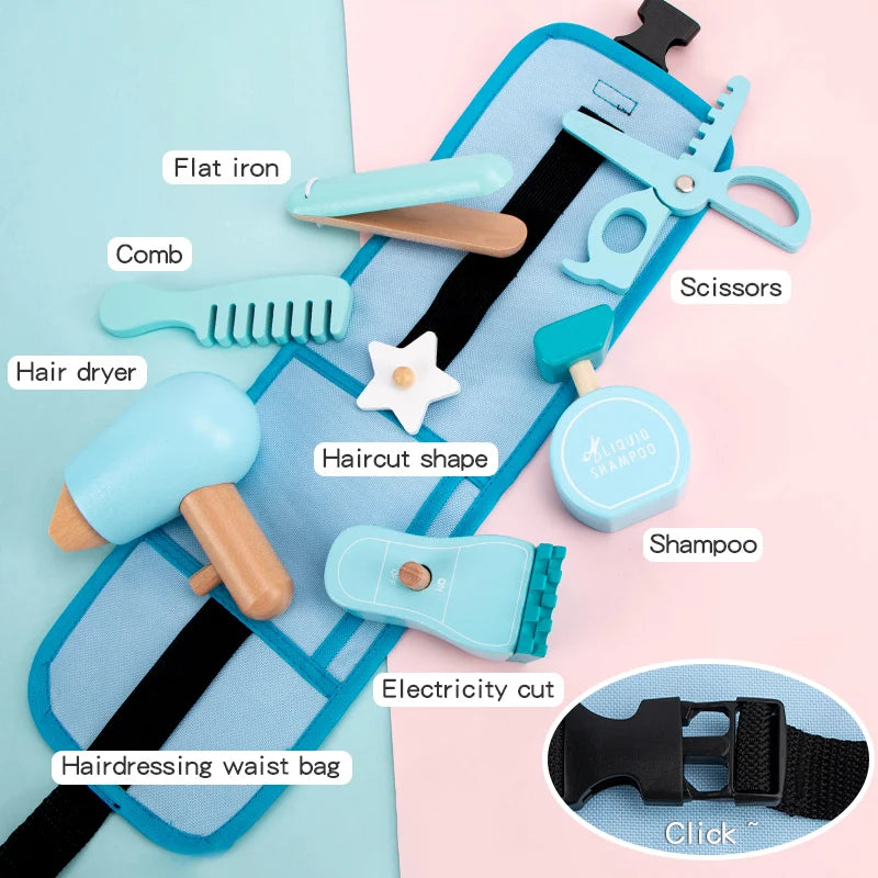 Montessori Wooden Hair Stylist Set