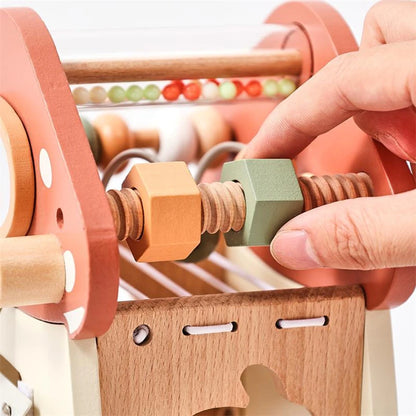 Montessori Wooden Mushroom House Toy