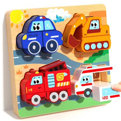 4-in-1 Stacking Animal Puzzle
