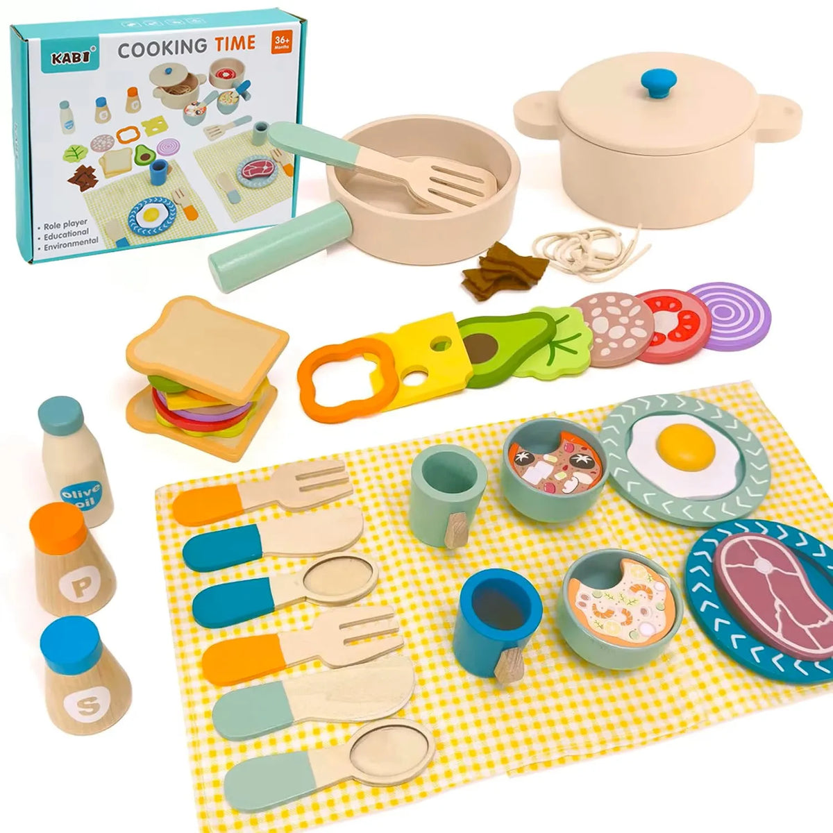Montessori Wooden Kitchen Set