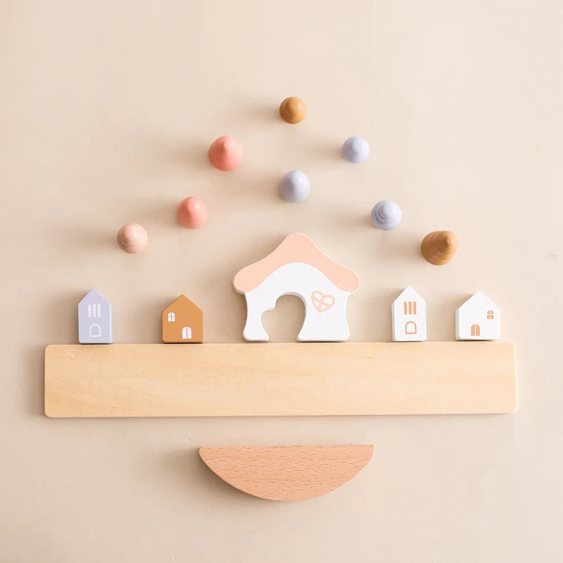 Montessori Wooden Forest Stacking Blocks