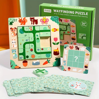Montessori Wooden Maze Puzzle