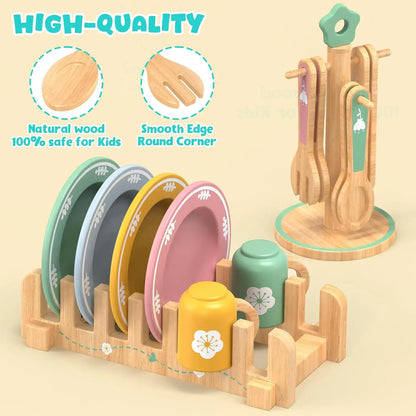Montessori Wooden Kitchen Set