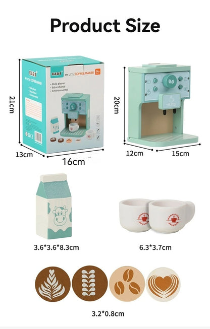 Montessori Wooden Coffee Maker Set
