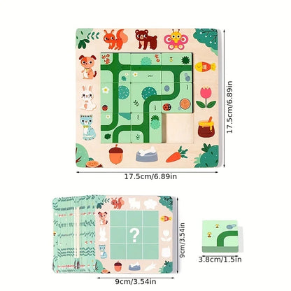 Montessori Wooden Maze Puzzle