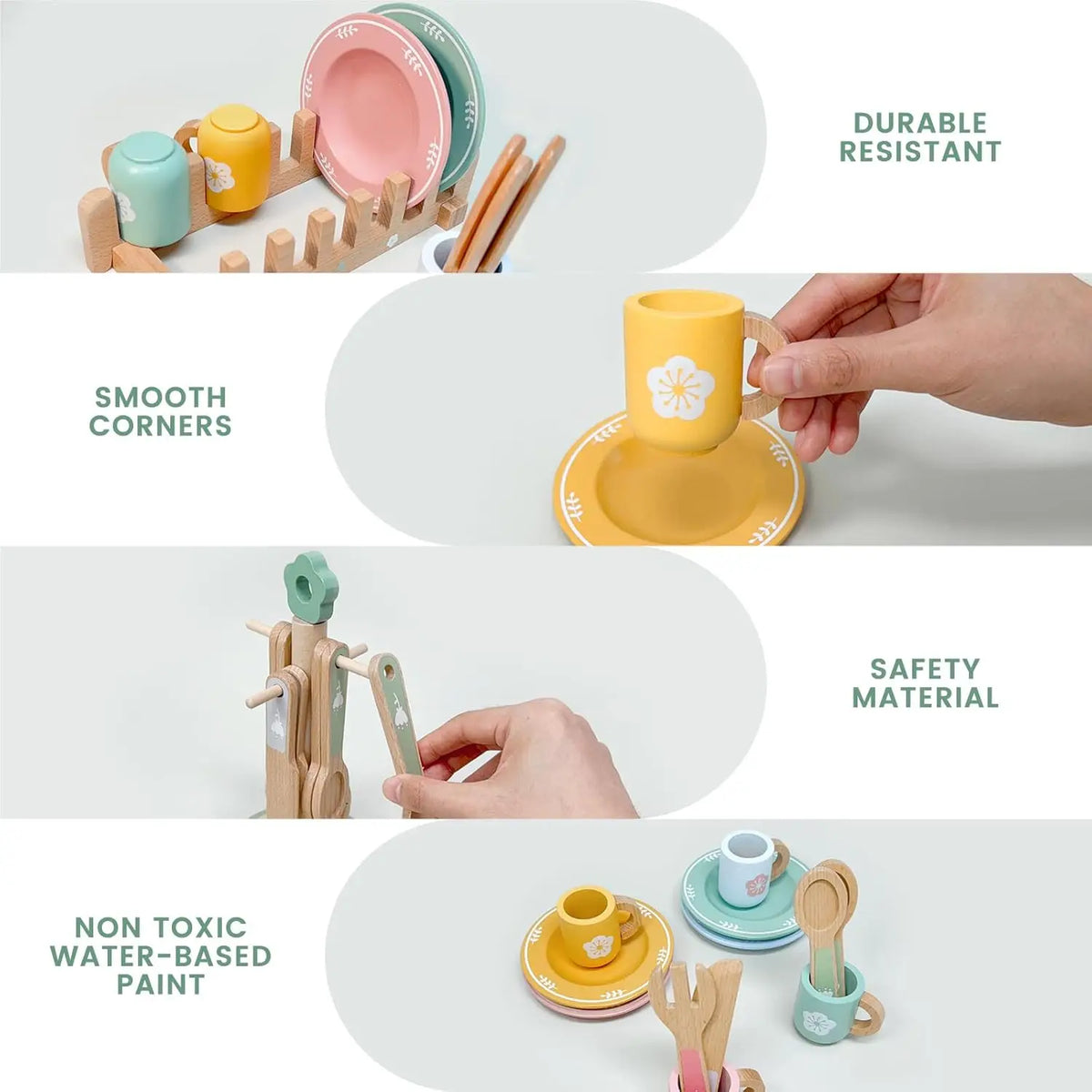 Montessori Wooden Kitchen Set
