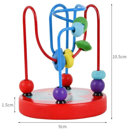 Wooden Bead Maze Roller Coaster
