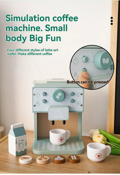 Montessori Wooden Coffee Maker Set