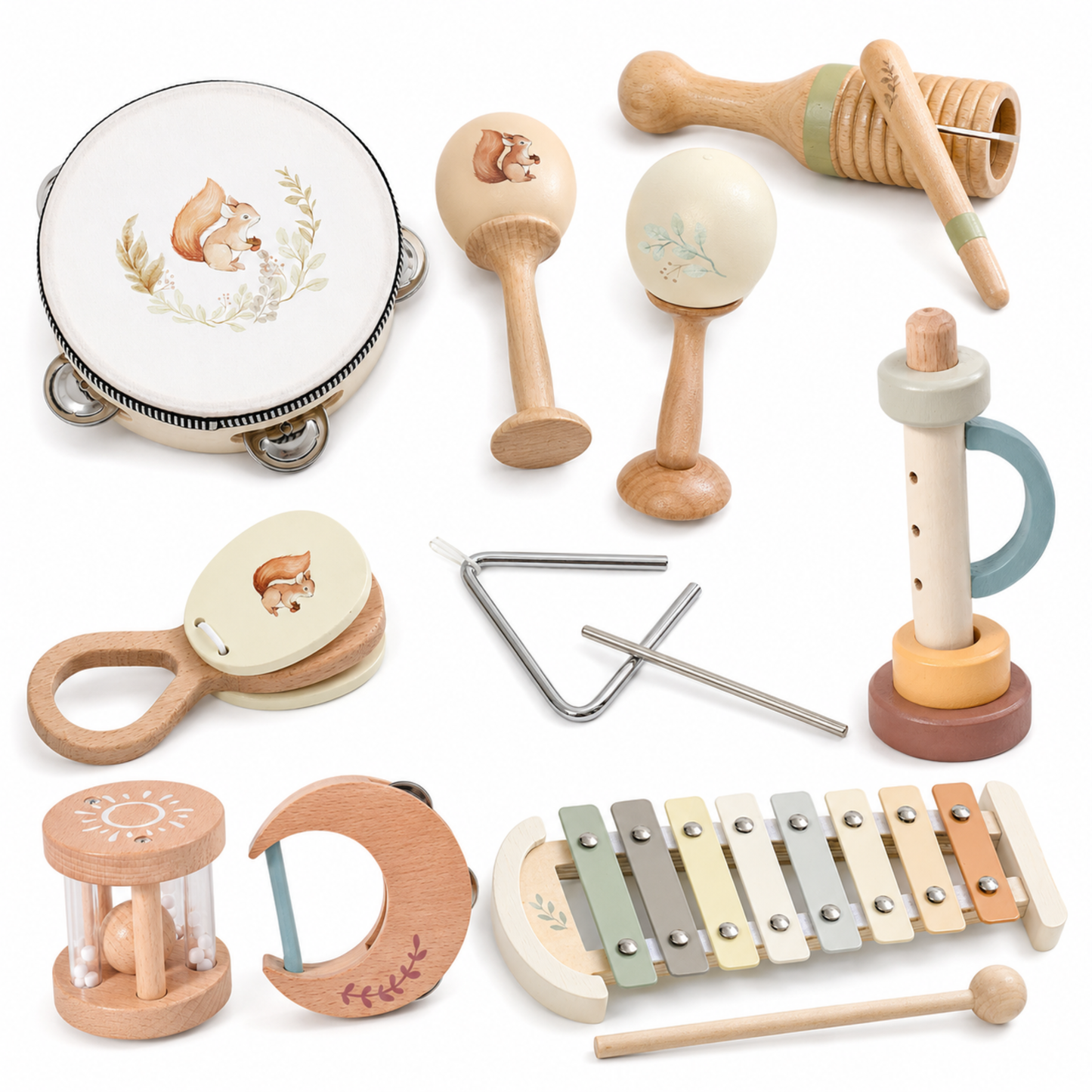 Montessori Wooden Musical Instrument Set
