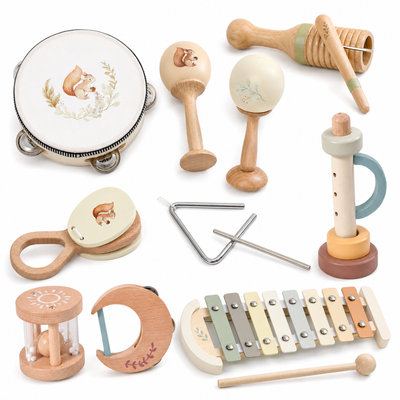 Montessori Wooden Musical Instrument Set