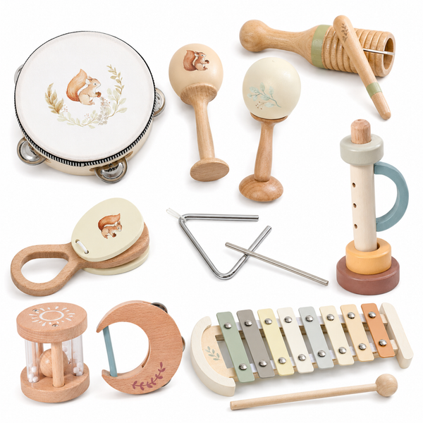 Montessori Wooden Musical Instrument Set