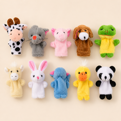 Montessori Animal Finger Puppet Set