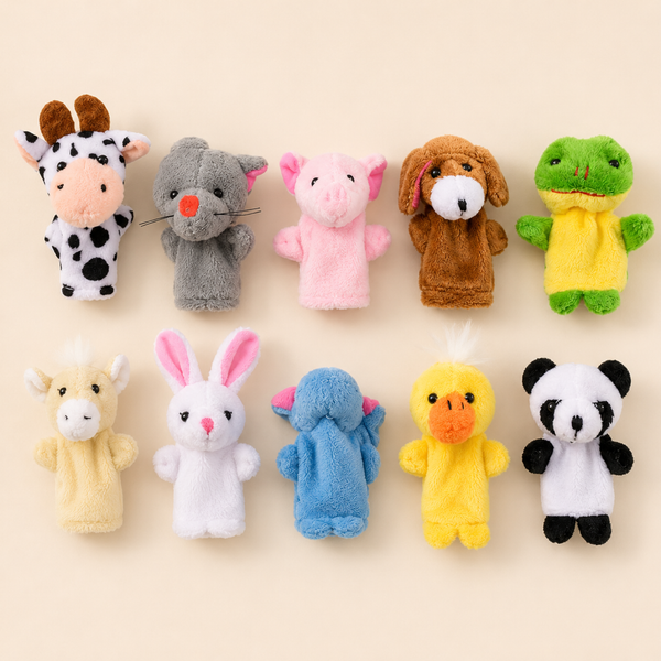 Montessori Animal Finger Puppet Set