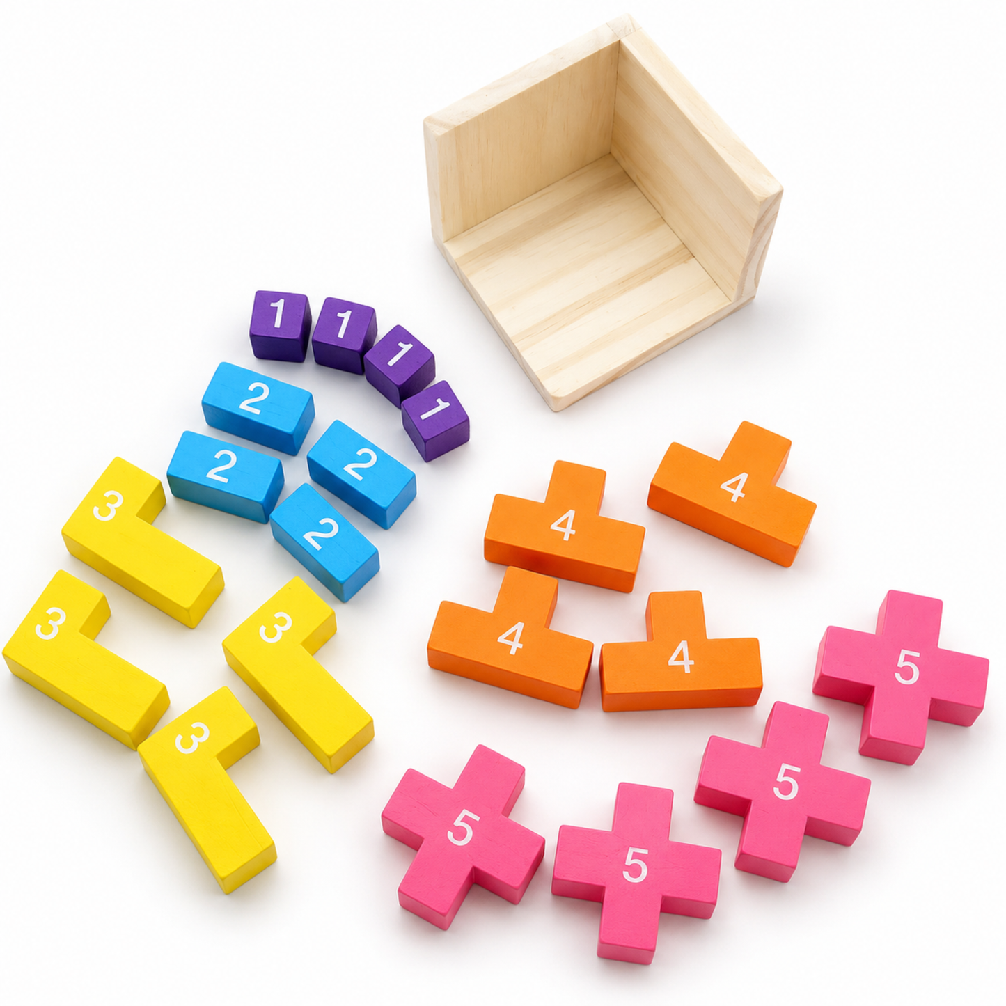 Montessori Wooden Puzzle Cube 3D Brain Teaser