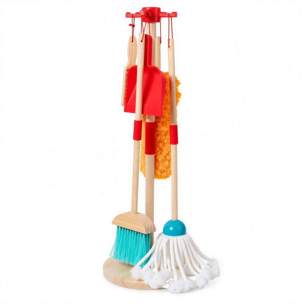 Montessori Wooden Broom & Mop Set