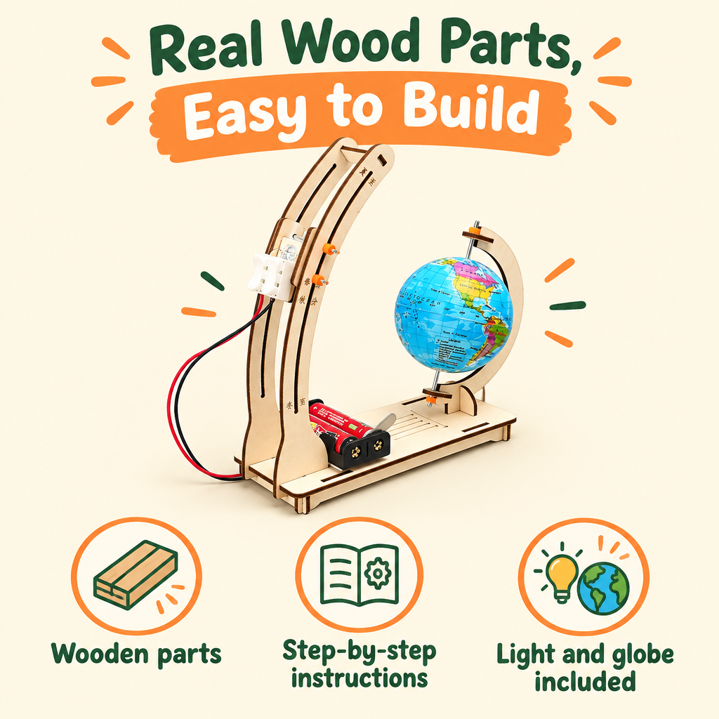 Real wood parts infographic