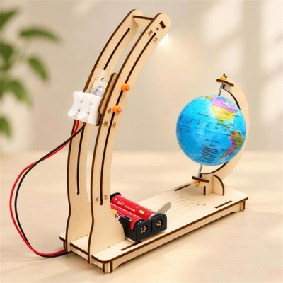 Montessori Wooden Day & Night Globe Kit